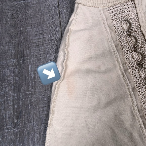 Free People Women’s Oversize Round Hem Top Size M - Picture 4 of 8